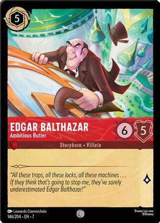 Edgar Balthazar - Ambitious Butler (146/204) - Archazias Island - for just $0.02! 
