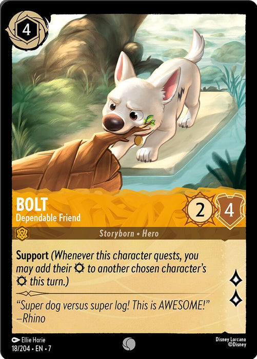 Bolt - Dependable Friend (18/204) [Archazia's Island] - for just $0.10! 