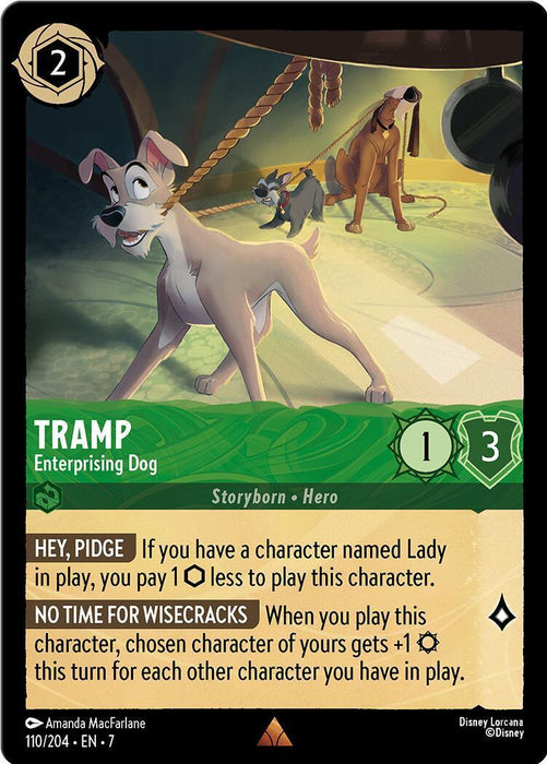 Tramp - Enterprising Dog (110/204) [Archazia's Island] - for just $2.35! 