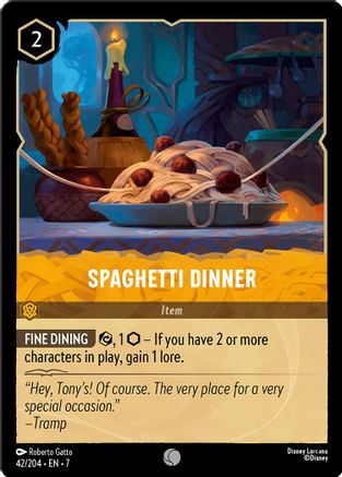 Spaghetti Dinner (42/204) - Archazias Island - for just $0.03! 