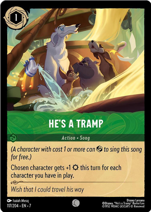 He's a Tramp (117/204) [Archazia's Island] - for just $0.10! 