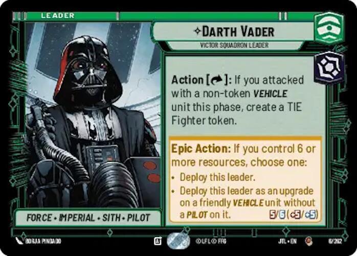 Darth Vader - Victor Squadron Leader (006/257) [Jump to Lightspeed] - for just $0.10! 