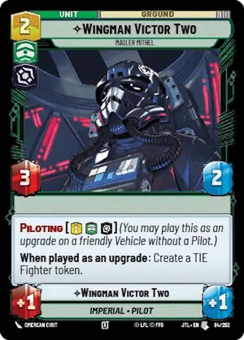 Wingman Victor Two - Mauler Mithel (084/257) [Jump to Lightspeed] - for just $0.10! 