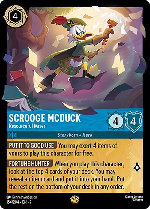 Scrooge McDuck - Resourceful Miser (154/204) [Archazia's Island] - for just $1.70! 