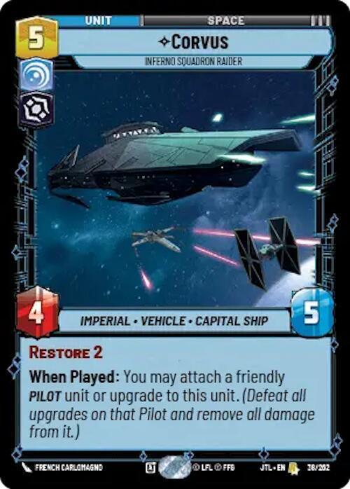 Corvus - Inferno Squadron Raider (038/257) [Jump to Lightspeed] - for just $0.15! 