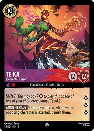 Te Ka - Elemental Terror (54/204) - Archazias Island - for just $0.06! 