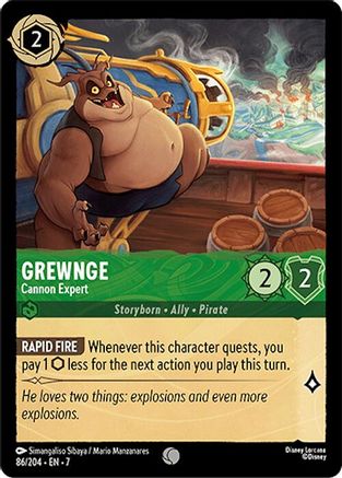 Grewnge - Cannon Expert (86/204) - Archazias Island - for just $0.02! 