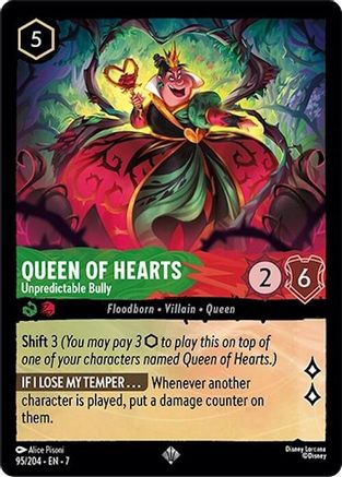 Queen of Hearts - Unpredictable Bully (95/204) - Archazias Island - for just $0.21! 