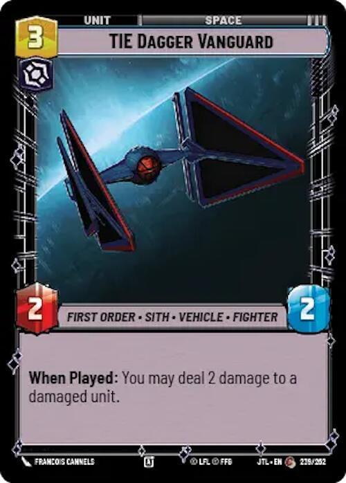 TIE Dagger Vanguard (239/257) [Jump to Lightspeed] - for just $0.10! 
