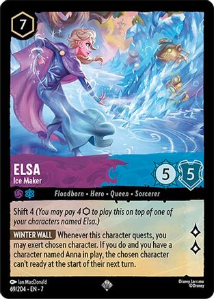 Elsa - Ice Maker (69/204) - Archazias Island Cold Foil - for just $0.50! 