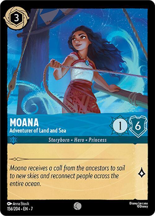 Moana - Adventurer of Land and Sea (156/204) [Archazia's Island] - for just $0.10! 