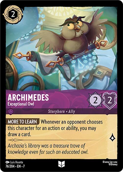 Archimedes - Exceptional Owl (76/204) [Archazia's Island] - for just $0.10! 