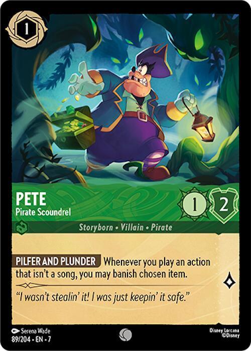 Pete - Pirate Scoundrel (89/204) [Archazia's Island] - for just $0.10! 