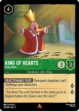 King of Hearts - Picky Ruler (111/204) - Archazias Island - for just $0.10! 
