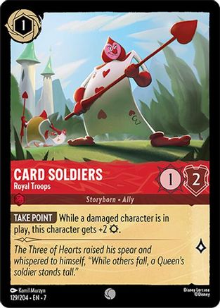 Card Soldiers - Royal Troops (129/204) - Archazias Island Cold Foil - for just $0.11! 