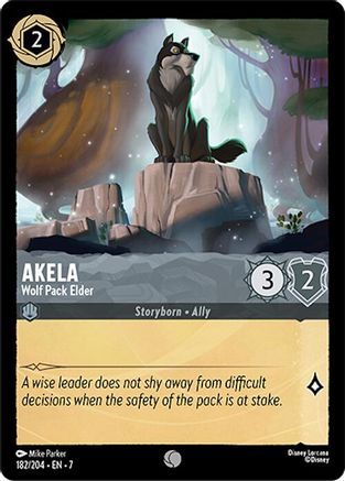 Akela - Wolf Pack Elder (182/204) - Archazias Island - for just $0.03! 