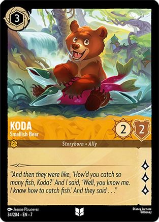 Koda - Smallish Bear (34/304) - Archazias Island Cold Foil - for just $0.11! 
