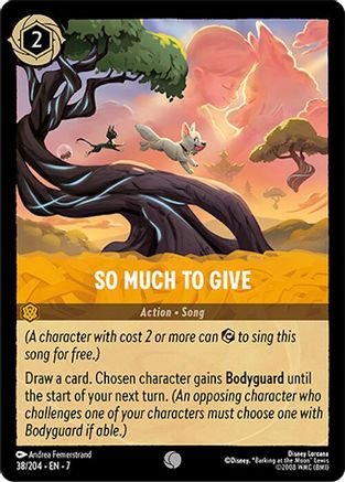 So Much to Give (38/204) - Archazias Island Cold Foil - for just $0.09! 