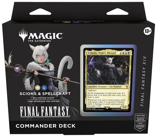 FINAL FANTASY Commander Deck - FINAL FANTASY XIV Scions & Spellcraft [FIC] - for just $49.99! 