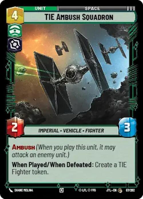 TIE Ambush Squadron (087/257) [Jump to Lightspeed] - for just $0.10! 