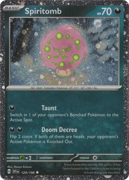 Spiritomb (129/198) (Cosmo Holo) [Scarlet & Violet: Black Star Promos] - for just $0.10! 