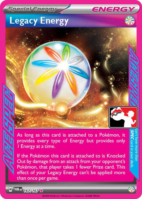 Legacy Energy (167/167) [Prize Pack Series Six] - for just $7.75! 