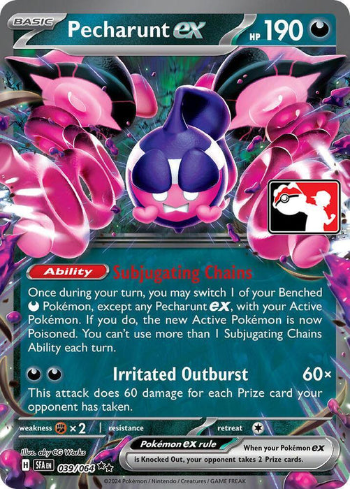 Pecharunt ex (039/064) [Prize Pack Series Six] - for just $3.75! 