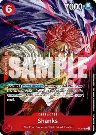 Shanks (Event Pack Vol. 6) (P-083) - One Piece Promotion Cards Foil - for just $1.20! 