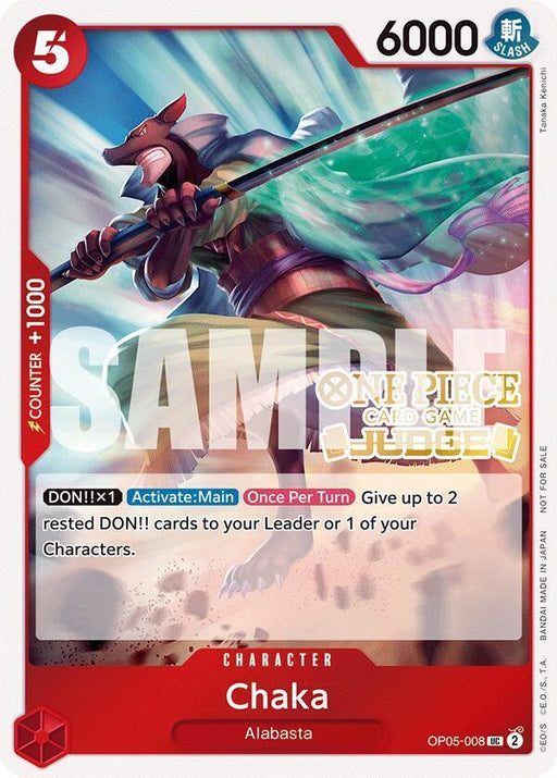 Chaka (Judge Pack Vol. 5) [One Piece Promotion Cards] - for just $0.60! 