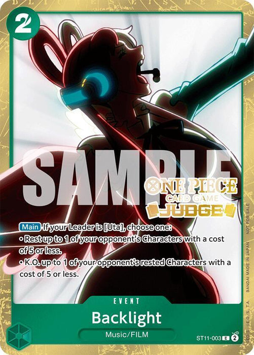 Backlight (Judge Pack Vol. 5) [One Piece Promotion Cards] - for just $1.50! 