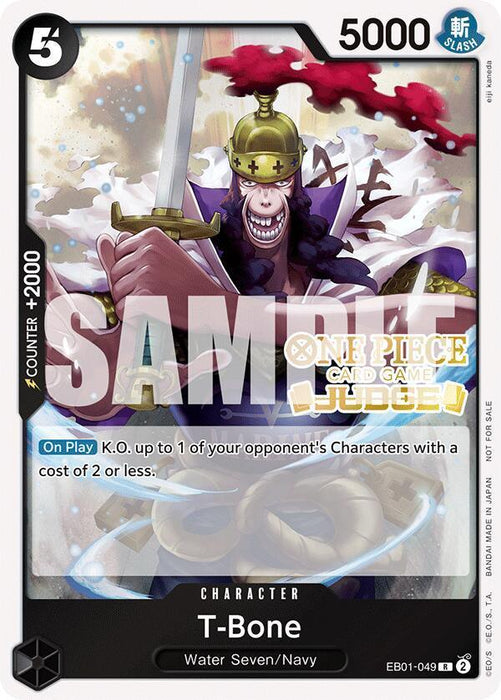 T-Bone (Judge Pack Vol. 5) [One Piece Promotion Cards] - for just $0.35! 