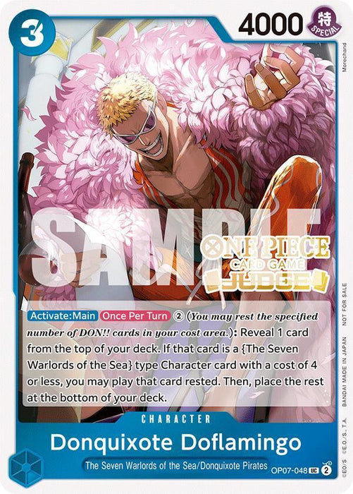 Donquixote Doflamingo (Judge Pack Vol. 5) [One Piece Promotion Cards] - for just $0.80! 