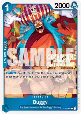 Buggy (Judge Pack Vol. 5) (ST17-003) - One Piece Promotion Cards Foil - for just $3.17! 
