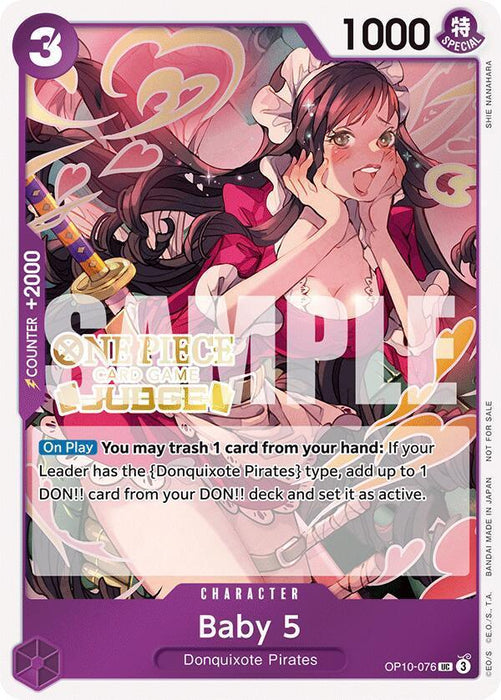 Baby 5 (Judge Pack Vol. 5) [One Piece Promotion Cards] - for just $1.15! 