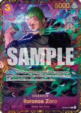 Roronoa Zoro (Championship 25-26 Regionals Season 1) (OP09-076) - One Piece Promotion Cards Foil - for just $1550! 