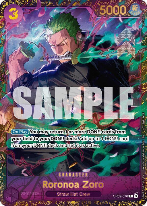 Roronoa Zoro (Championship 25-26 Regionals Season 1) [One Piece Promotion Cards] - for just $2000! 