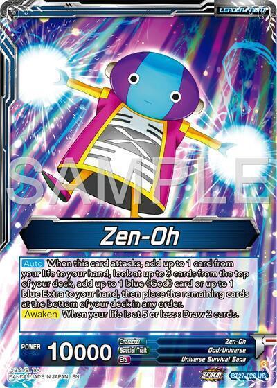 Zen-Oh // Zen-Oh, One Who Wipes Away (SLR) (BT27-026) [History of Z] - for just $4.50! 