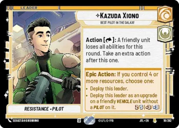 Kazuda Xiono - Best Pilot in the Galaxy (018/257) [Jump to Lightspeed] - for just $0.10! 