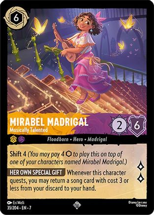 Mirabel Madrigal - Musically Talented (35/204) - Archazias Island Cold Foil - for just $0.51! 