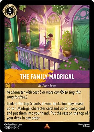The Family Madrigal (40/204) - Archazias Island Cold Foil - for just $0.27! 