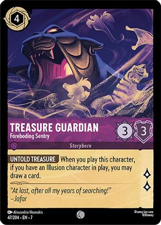 Treasure Guardian - Foreboding Sentry (47/204) - Archazias Island Cold Foil - for just $0.11! 