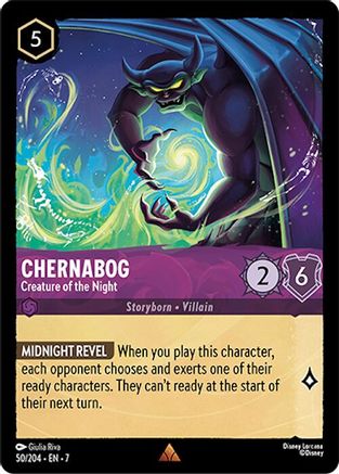 Chernabog - Creature of the Night (50/204) - Archazias Island Cold Foil - for just $0.18! 