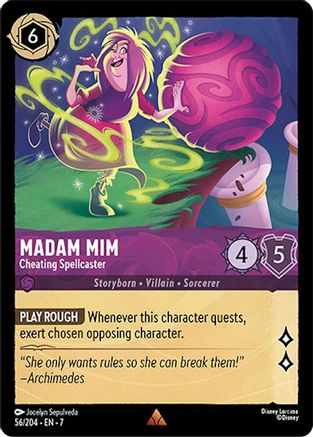 Madam Mim - Cheating Spellcaster (56/204) - Archazias Island Cold Foil - for just $0.15! 