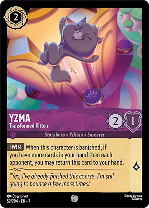 Yzma - Transformed Kitten (59/204) [Archazia's Island] - for just $0.10! 