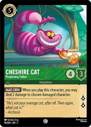 Cheshire Cat - Perplexing Feline (91/204) - Archazias Island Cold Foil - for just $0.06! 