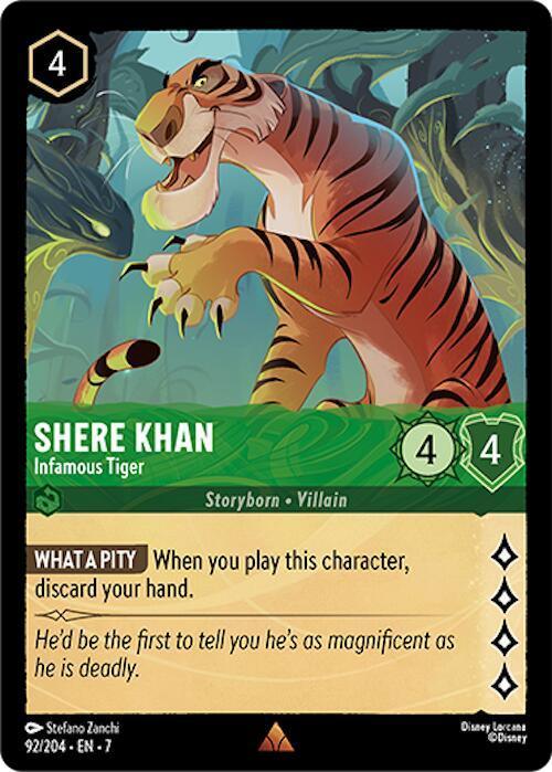 Shere Khan - Infamous Tiger (92/204) [Archazia's Island] - for just $0.10! 