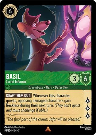 Basil - Secret Informer (93/204) - Archazias Island - for just $0.03! 