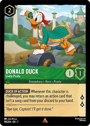 Donald Duck - Lively Pirate (98/204) - Archazias Island - for just $0.09! 