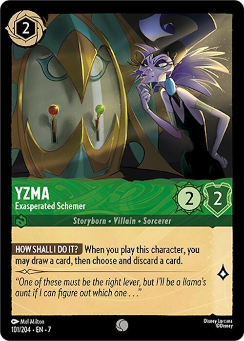 Yzma - Exasperated Schemer (101/204) [Archazia's Island] - for just $0.10! 