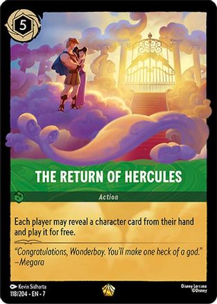 The Return of Hercules (118/204) - Archazias Island Cold Foil - for just $1.26! 